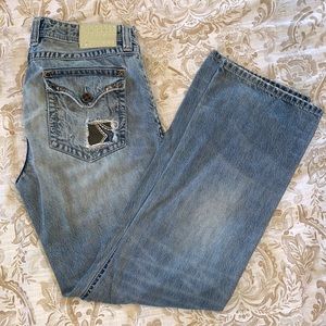 Affliction Men’s Jeans “Cooper Relaxed Boot” Black Premium